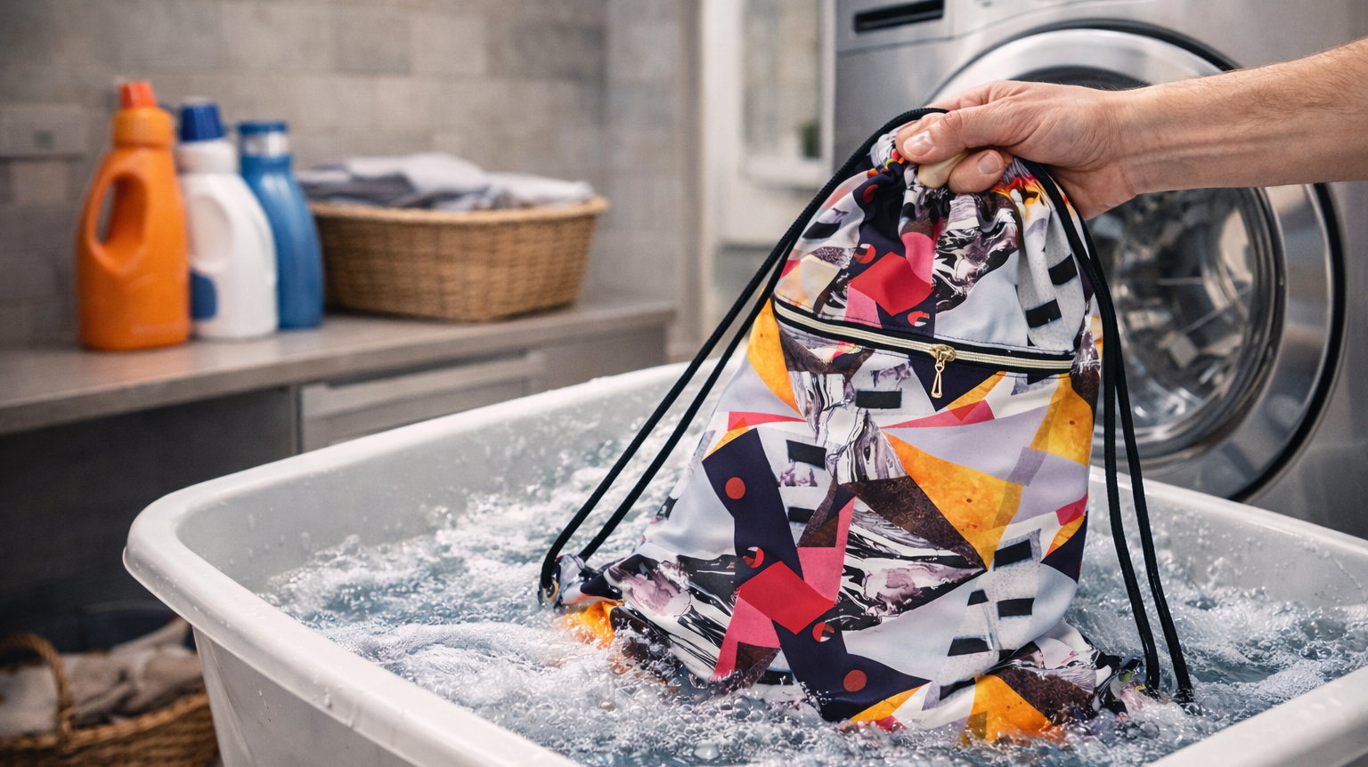 How to Wash Drawstring Bags