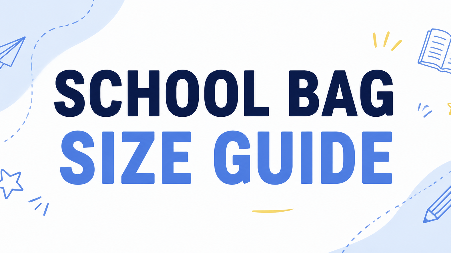 school bag size guide