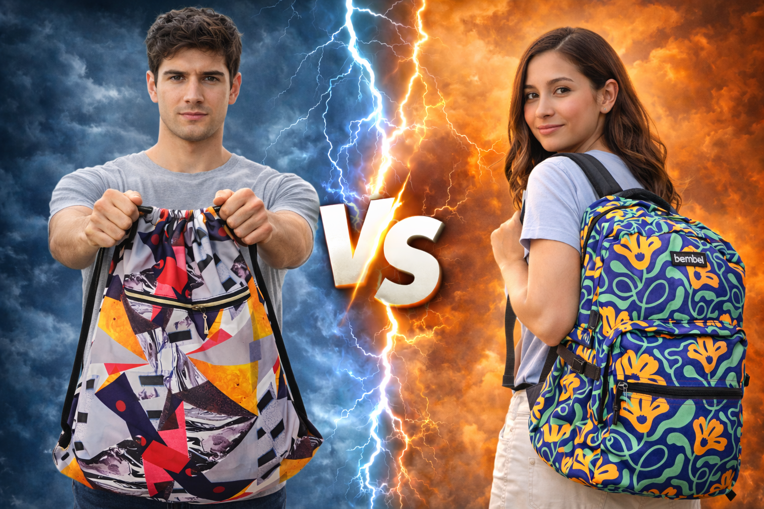 Drawstring Bag vs Backpack