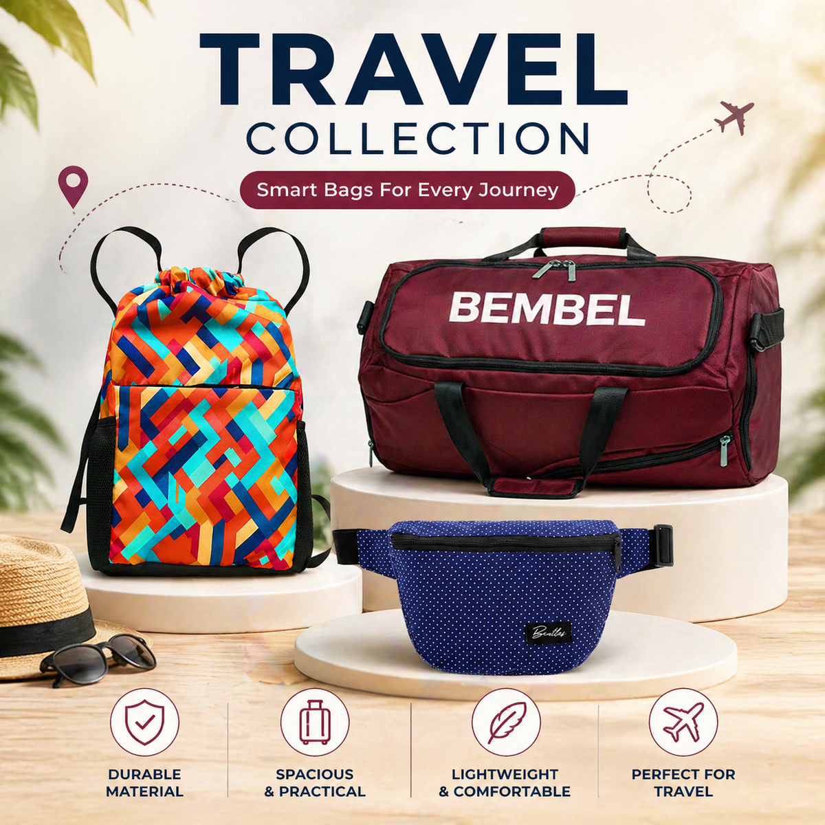 Buy Travel Shoulder Bags in Pakistan for Men & Women – Bembel