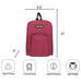 13" Mini Bag - Solid Maroon