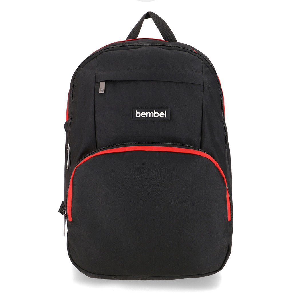 18" Backpack - Black & Red