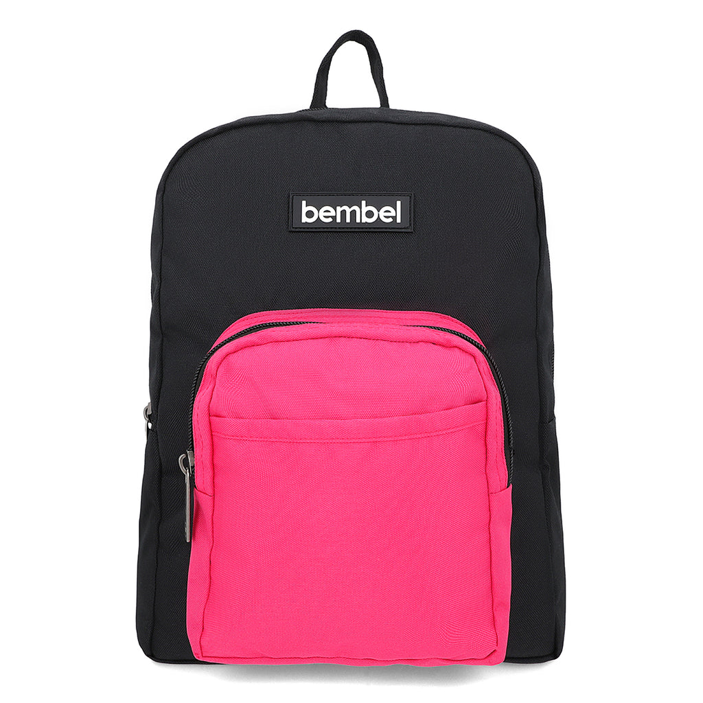 13" Mini Bag - Black & Pink