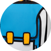 Fun 2D School Kids Backpack - Blue